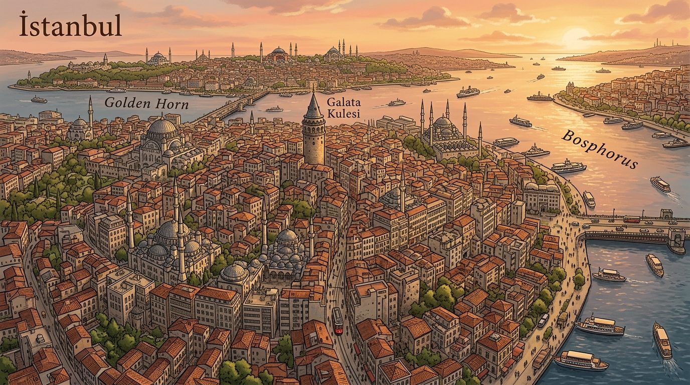 Studio location in Beyoğlu, İstanbul